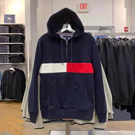 tommy Hoodie with zipper